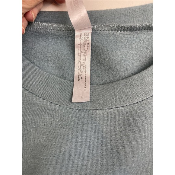 EMBRACE LIFE Athleisure Sweatshirt Top Size Large Multi Color Lettering - Picture 4 of 7